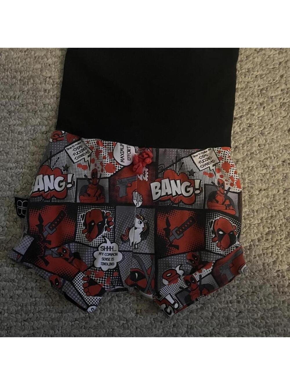 Marvel Kid's Multi and Black Shorts